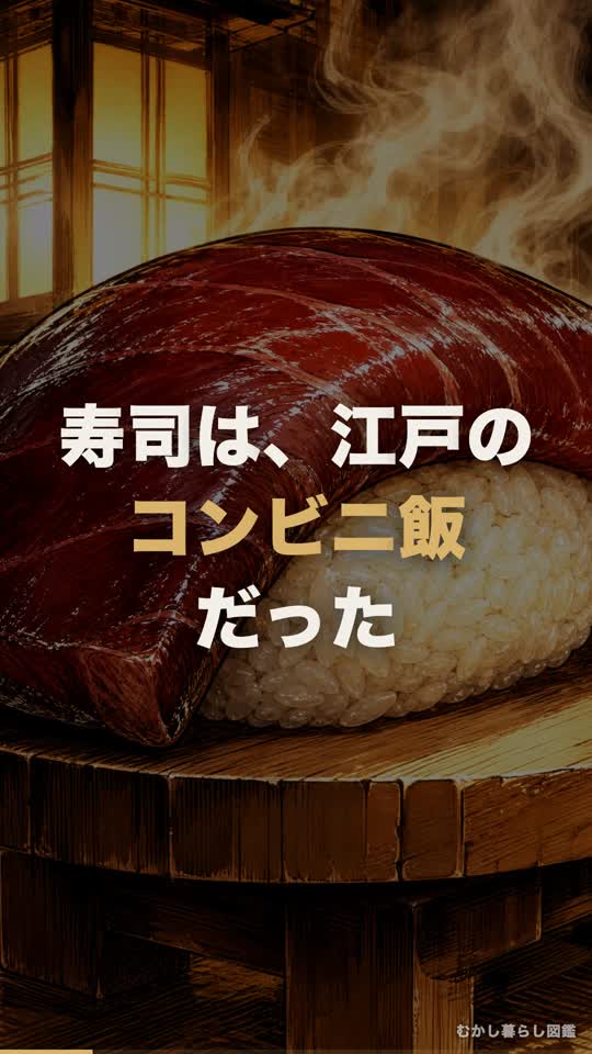 寿司は江戸のコンビニ飯だった